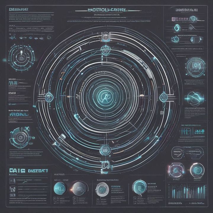 Иллюстрация: AI design tool interface creative futuristic