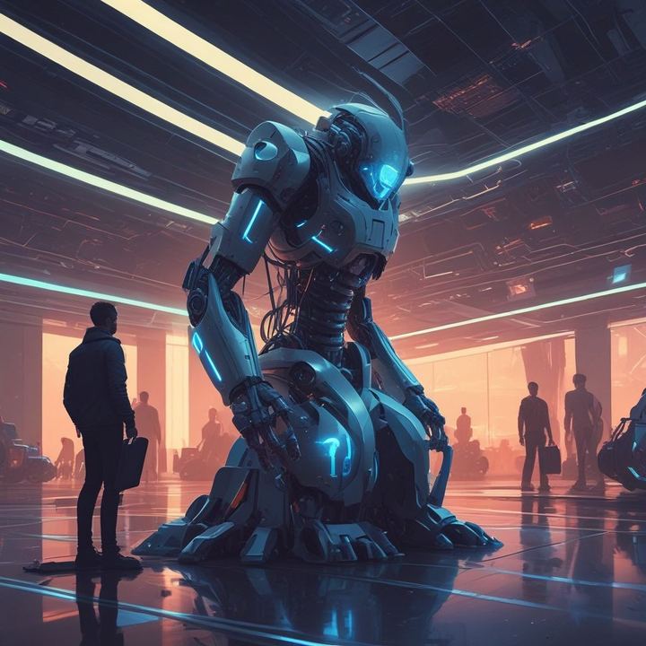 Иллюстрация: AI design tool interface creative futuristic