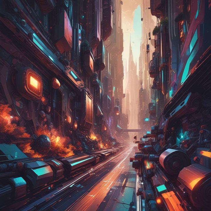 Иллюстрация: AI design tool interface creative futuristic