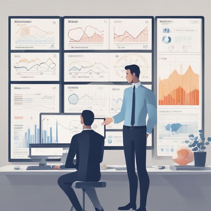 Иллюстрация: B2B rating platform dashboard business analytics