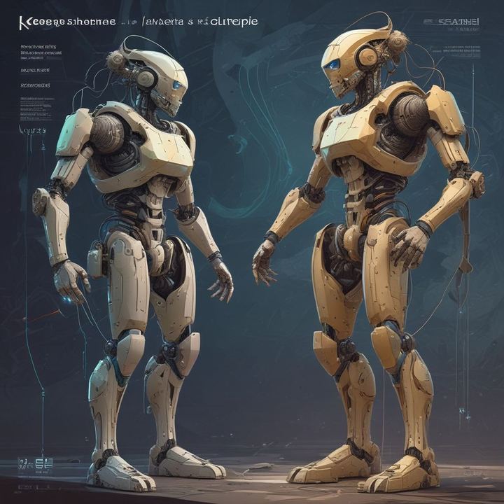 Иллюстрация: Google Gemini vs Anthropic Claude AI battle futuristic