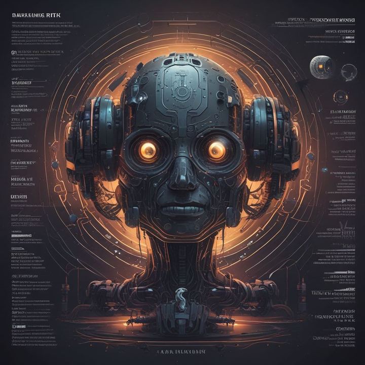 Иллюстрация: xAI Grok artificial intelligence dark futuristic