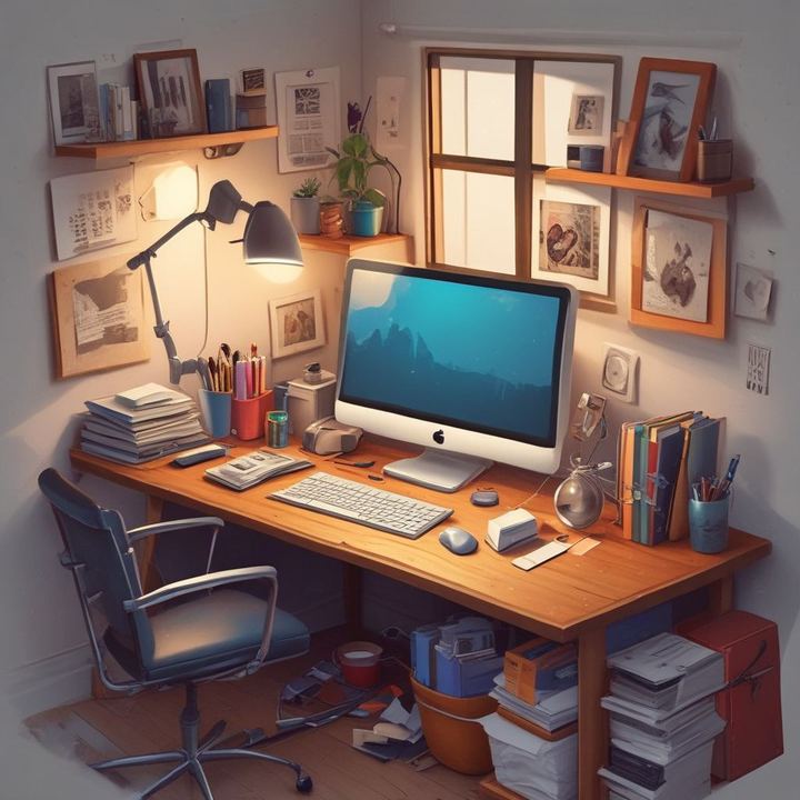Иллюстрация: graphic design workspace creative tools layouts