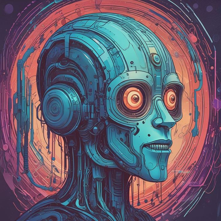 Иллюстрация: AI chatbot assistant digital interface