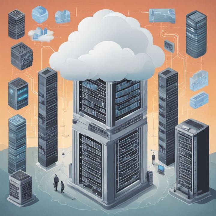web hosting server cloud infrastructure