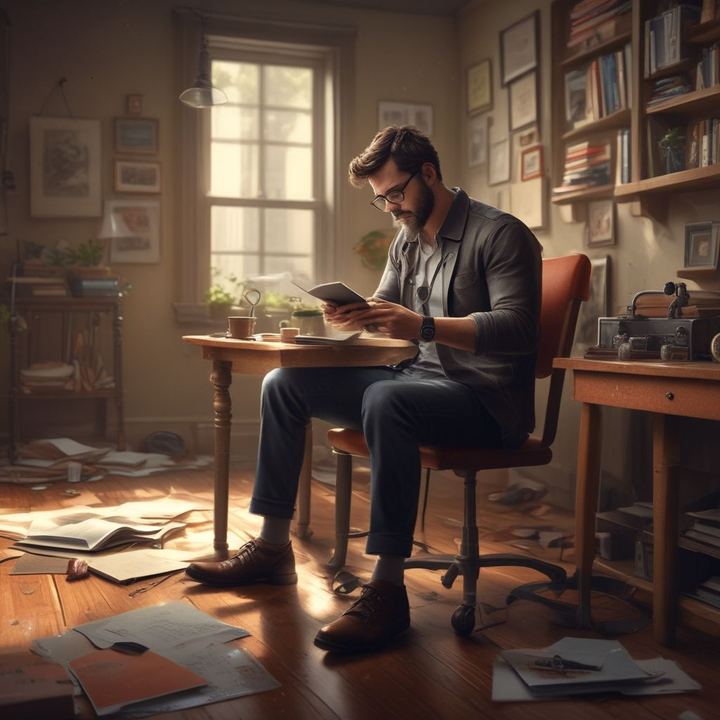 Иллюстрация: AI writing assistant SEO copywriting digital