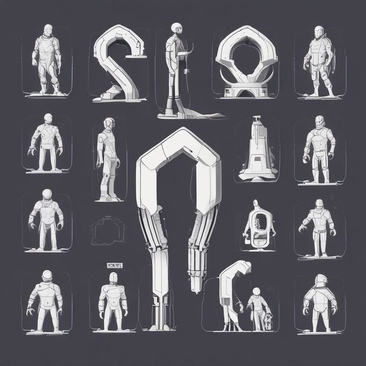 Иллюстрация: search engine algorithm evolution futuristic