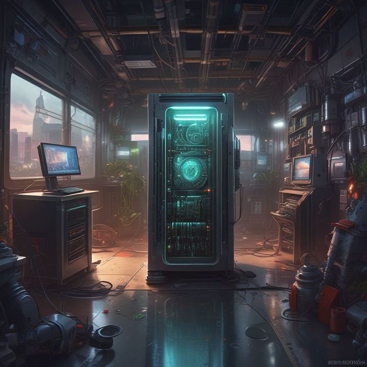 Иллюстрация: local LLM server hardware GPU computing