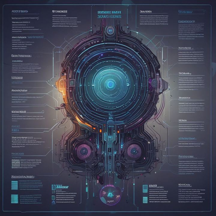 Иллюстрация: AI powered IDE code editor futuristic interface