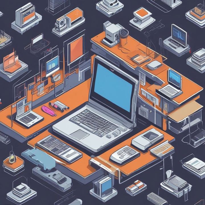 Иллюстрация: modern web development technology stack programming