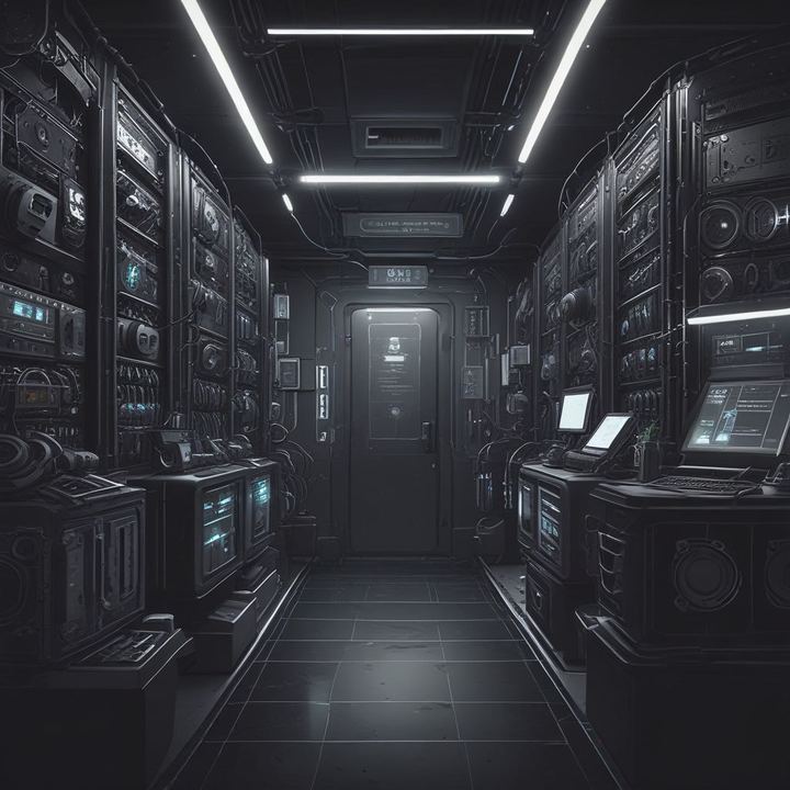 dark theme design UI interface